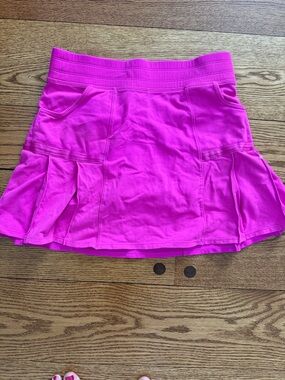 Athleta Women’s Active Pleated Skort in Hot Pink